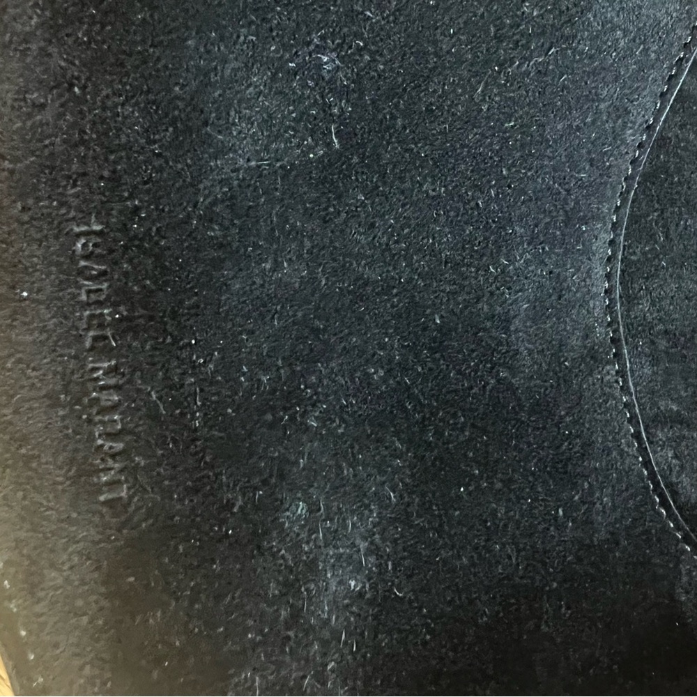 Isabel Marant Botsy Black Suede Crossbody Bag - Picture 9 of 14